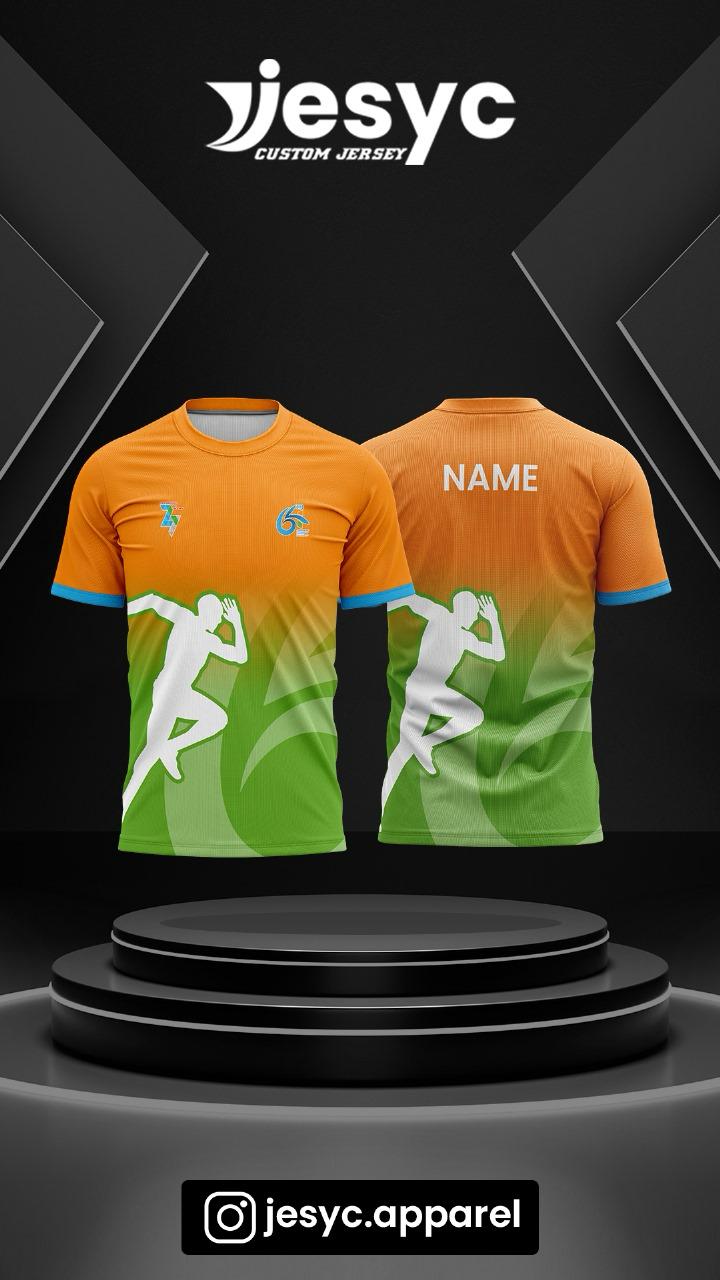 Jersey Lari Custom dengan Desain